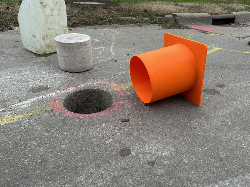 Corx 8" Core Plate Hole Cover